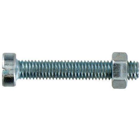 Boulons Tête Cylindrique Acier Zingué 6x40 - INVENTIV