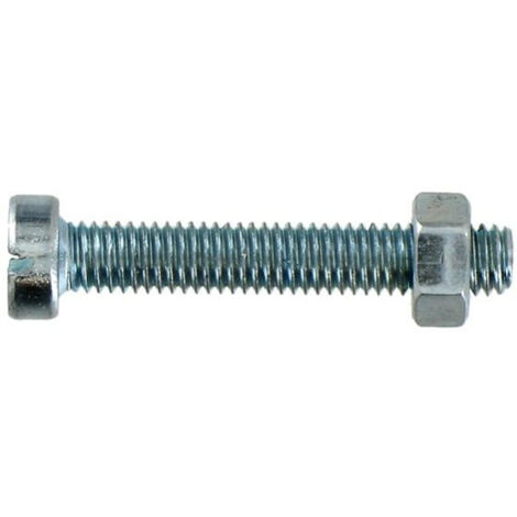 Boulons Tête Cylindrique Acier Zingué - INVENTIV