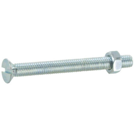 Boulons Tête Fraisée AZ 3x12 - Acier Zingué - 26 Pièces