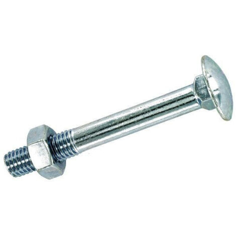 Boulons Tête Hexagonale Acier Zingué 8x10 - INVENTIV