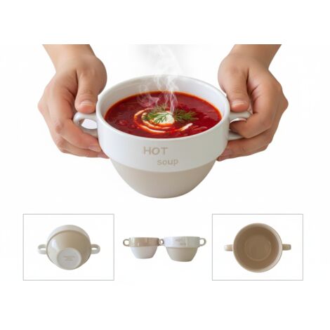 BOULT 2er-Set Schüsseln für Frühstücksflocken, 500 ml, Ø 13 cm