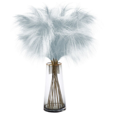 Bouquet artificiel d'herbe de la pampa, grand bouquet duveteux idéal pour les mariages et la décoration bohème.