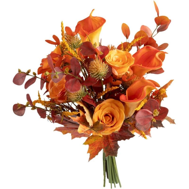 Atmosphera - Bouquet d automne artificiel James orange H55cm créateur d'intérieur