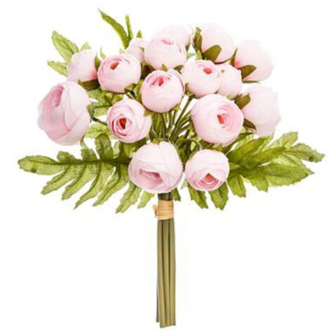 Bouquet de Fleurs "18 Mini Camelia" 30cm Rose