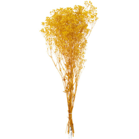 Bouquet de Fleurs Artificielles "Gypsophile" 81cm Ocre
