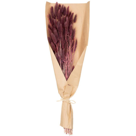 Bouquet de Fleurs "Queue de Lapin" 58cm Violet