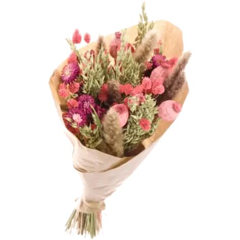 Bouquet de Fleurs séchées Prestige Pink 50 cm