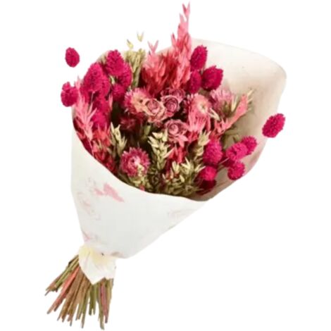 Bouquet de fleurs séchées trendy Pink 50 cm