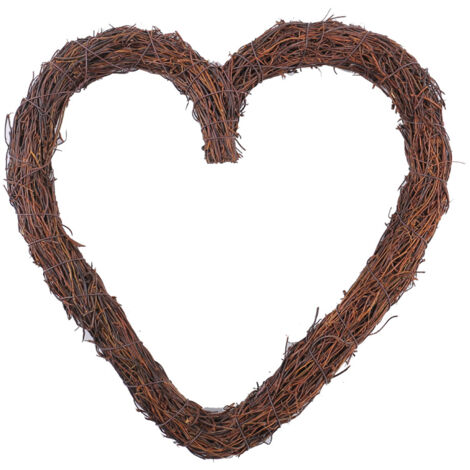 [Bouquet en cœur de glycine (Lot)] Anneau de brindilles sèches DIY, kit matériel d'art floral, décorations fait-main pour événements et cadre nu