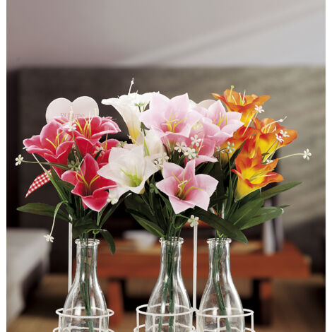 BOUQUET GIGLI 5FIORI ASS4COL CM40