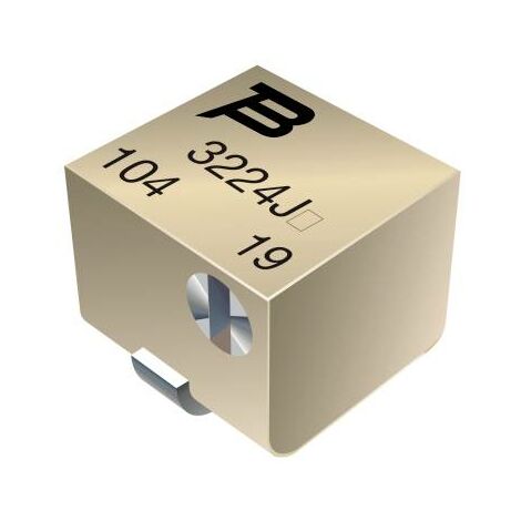 Bourns 3224J-1-104E Trimmer Cermet linéaire 0.25 W 100 kΩ 4320 ° 1 pc(s) R089582