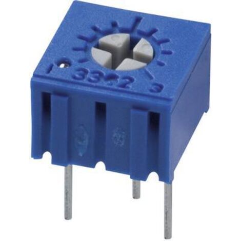 Bourns 3362P-1-500LF 3362P-1-500LF Trimmer étanche linéaire 0.5 W 50 Ω 240 ° 270 ° 1 pc(s) V337051