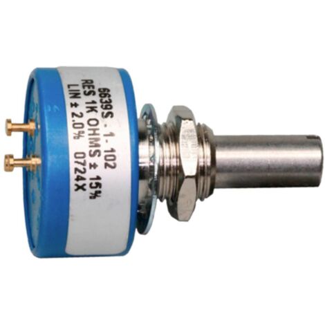 Bourns 6639S-1-103 Potentiomètre en plastique conducteur 1 W 10 kΩ 1 pc(s) R082462