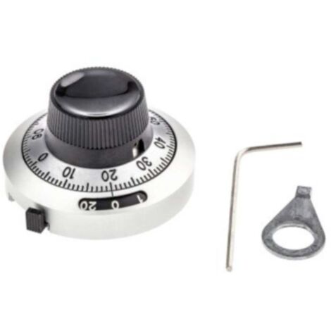 Bourns H-46-6A Tête de bouton rotatif noir (Ø x H) 46 mm x 24 mm 1 pc(s)