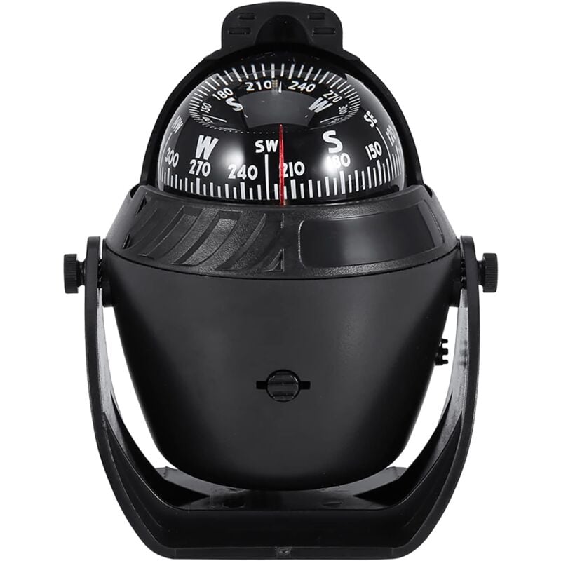 Boussole de bateau, boussole rotative Boussole marine numérique LED Navigation rotative électronique durable et compacte de haute précision Pour les