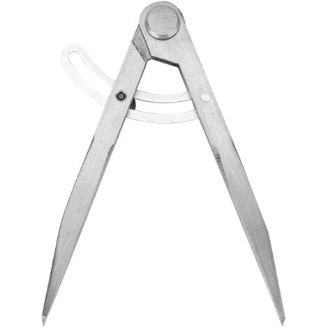 Boussole de marquage en acier pour cuir, outil de réglage d'espacement bord, 155mm, DIY