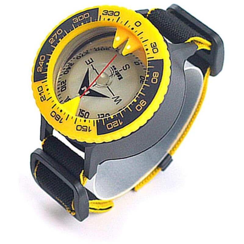 Boussole de poignet pour plongée sous-marine, pour course d'orientation, randonnée, ski, camping, escalade, vélo
