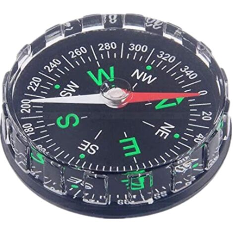 Boussole de survie de poche professionnelle miniature pour la randonnée, le camping et la navigation de plaisance