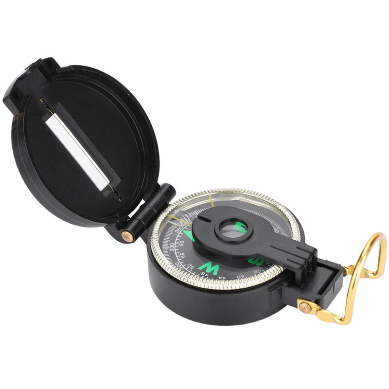 Boussole Militaire Américaine Portable Pliable pour Randonnée Camping Chasse