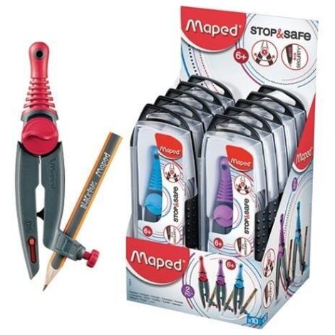 Boussole Stop&Safe + crayon MAPED