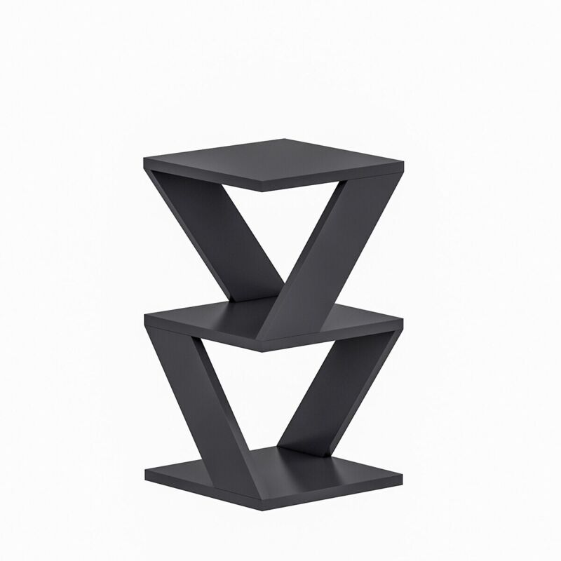 Cotecosy – Bout de canapé en aggloméré 30x30x50cm – Panneaux mélaminés 100% – Pour petits espaces – Facile à assembler