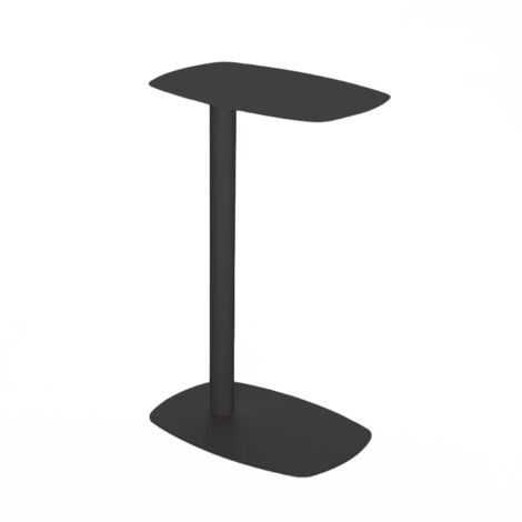Bout de canapé en métal H66cm - Noir - Sidy