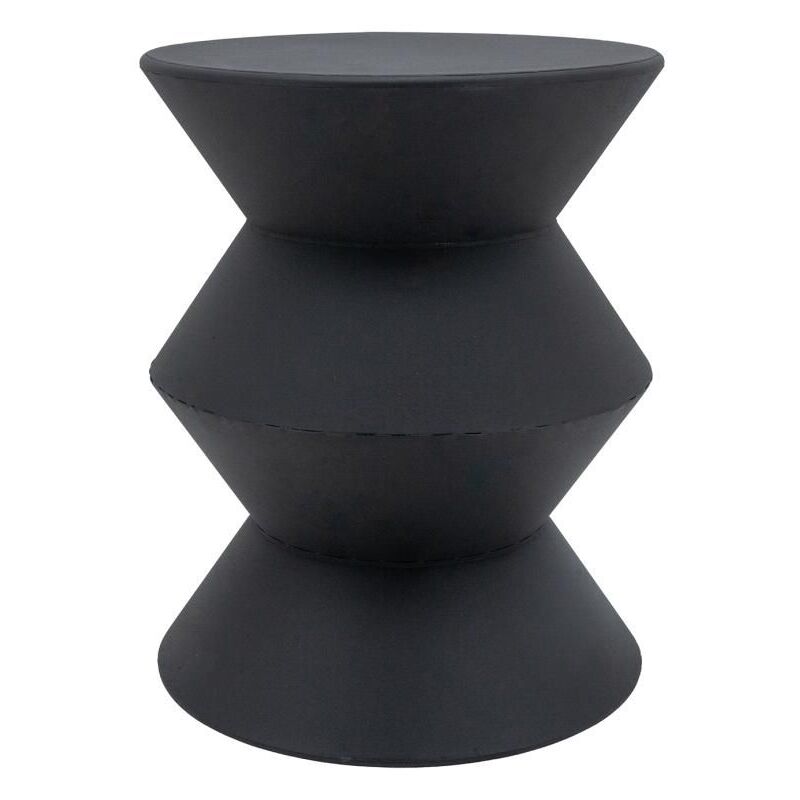 Bout de canapé en métal ZigZag