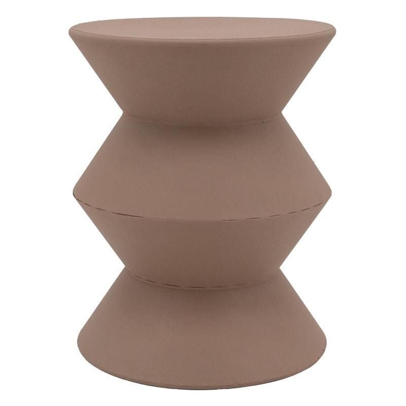 Bout de canapé en métal ZigZag