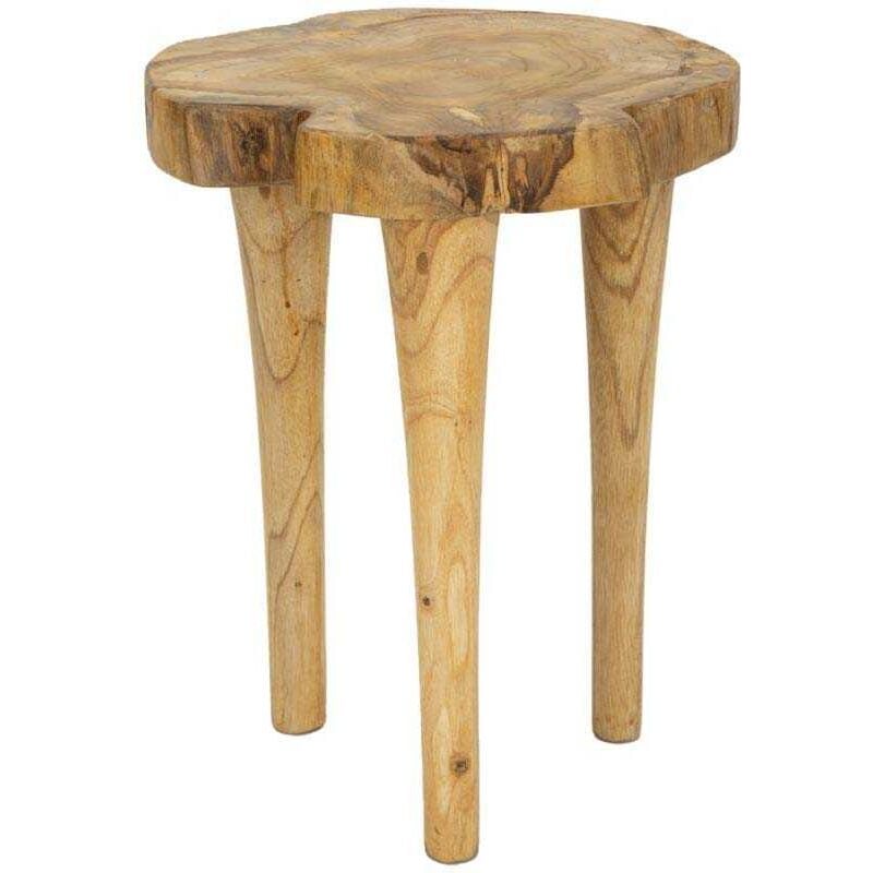 Bout de canapé en teck Kursi 35 x 45 cm