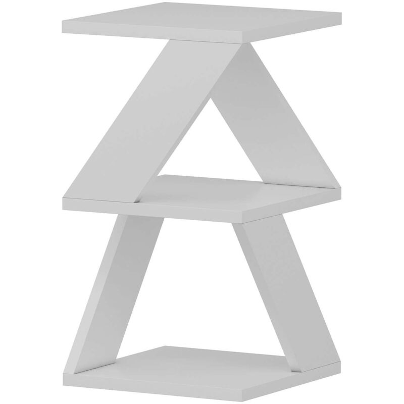 Bout de canapé Zig Zag en bois