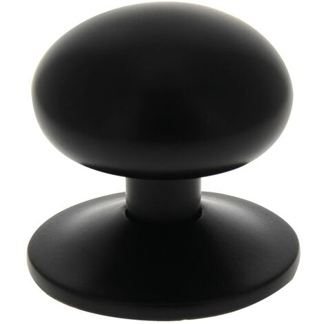 Bout Rosace Diam 70 Mm Aluminium Noir Mat
