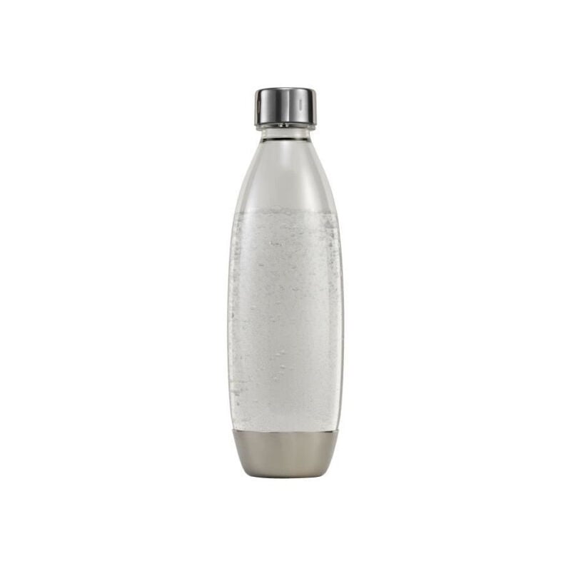 Sodastream - Bouteille fuse Métal - Capacité 1L - Compatible lave-vaisselle