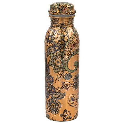 Bouteille cachemire en cuivre avec bouchon à vis 750 ml