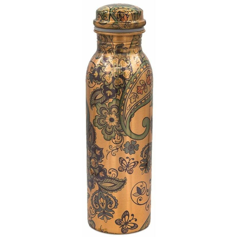 Bouteille cachemire en cuivre avec bouchon à vis 750 ml