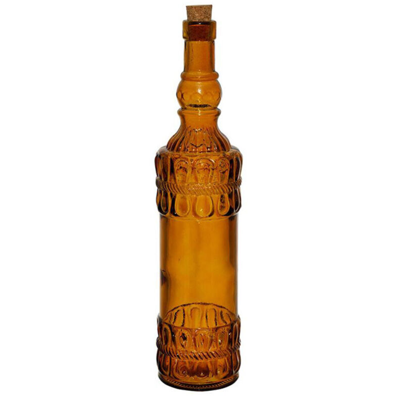 Bouteille carafe verre recyclé Ourea ambré 34x8x8cm Bouteille carafe verre recyclé Ourea ambré 34x8x8cm