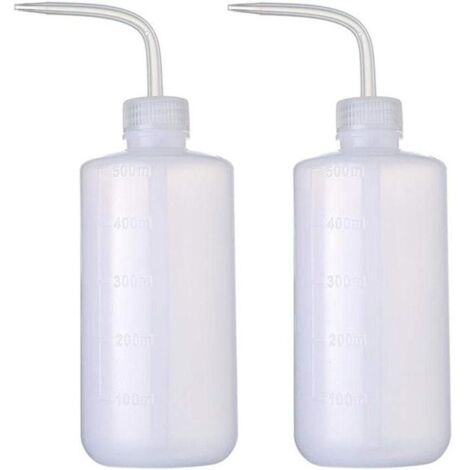 Bouteille d'arrosage flexible et transparente pour plantes succulentes, 500 ml