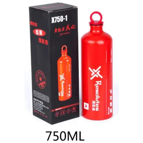 Bouteille de carburant pour gaz/huile d'extérieur 1500/1000/750/500 ml, bidon d'essence d'urgence pour moto, réchaud de camping, réchaud portable