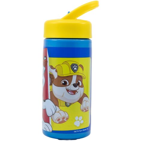 Bouteille de eau de sport withstraw and built-in asa de 410 ml de La Patrol Canina