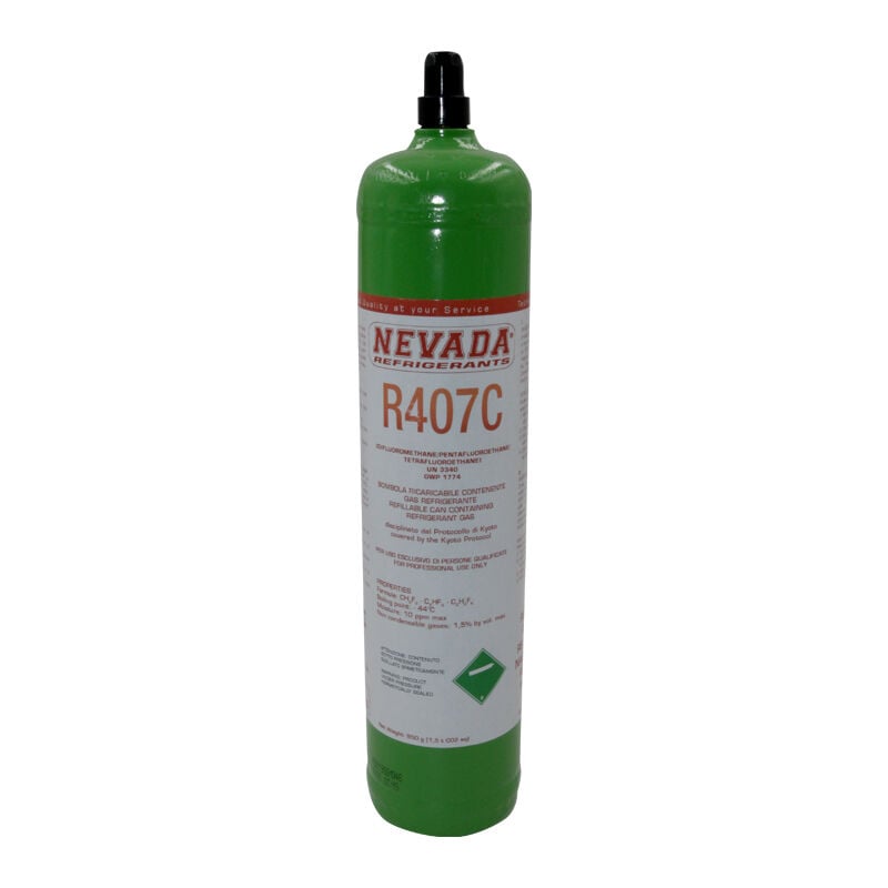 Bouteille de gaz rA frigA rant rechargeable R407C Bouteille de 850 gr