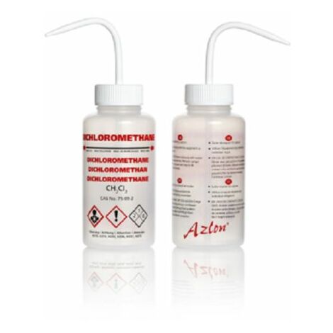 Bouteille de laboratoire RS PRO bouchon Rouge Non, 500ml, en Polyéthylène basse densité, à Col Large ( Prix pour Paquet de 5 )