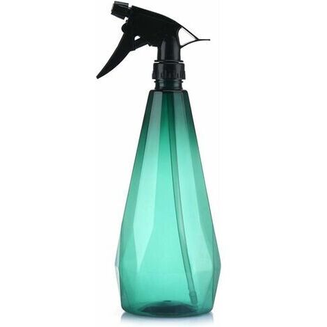 Bouteille de pulvérisation deau, 1L Flacons en Plastique Bouteille de pulvérisateur deau Bouteille de pulvérisation Transparente Vide Déclencher Bouteille pulvérisation Rechargeable, Vert
