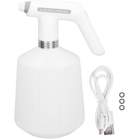 Bouteille de pulvérisation électrique 2000mah USB charge ABS et HDPE arroseur rotatif automatique arrosoir pour jardin 2.5L