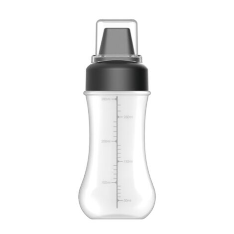 Bouteille de pulvérisation pour assaisonnements avec échelle graduée, idéale pour ketchup, sauce salade et moutarde.