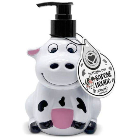 Bouteille De Savon Vache Pour Savon Liquide 500ml Set D'accessoires De Salle De Bain