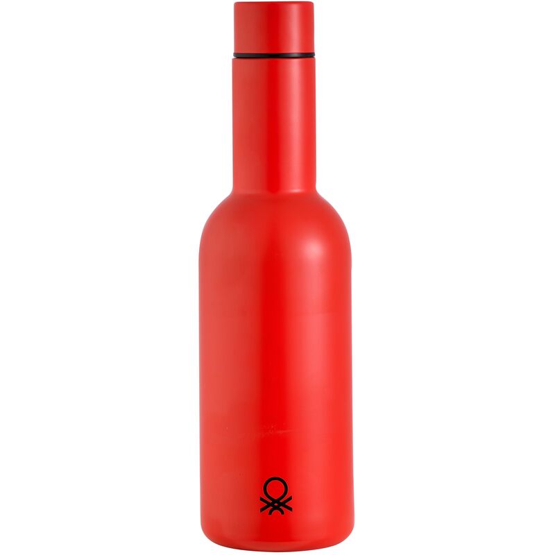 Bouteille d'eau 550 ml acier inoxydable rouge casa Benetton