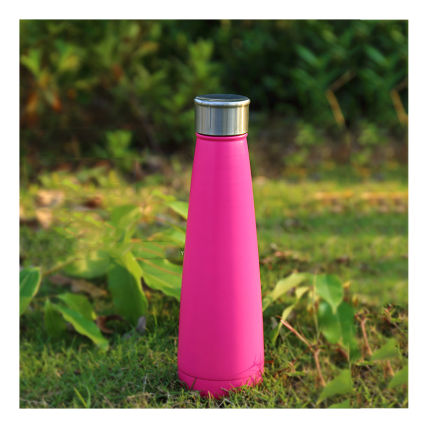 Bouteille D'Eau, Acier Inoxydable, 450 Ml, Rose