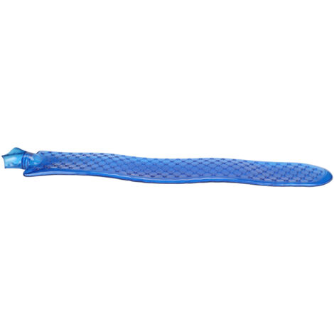 Bouteille d'eau chaude géante 3000ml pour lit, bleu foncé, coussin chauffant pour nuits confortables