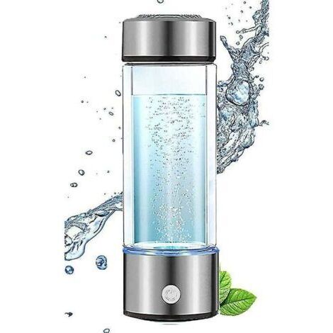 Bouteille d'eau de générateur d'hydrogène, véritable bouteille de machine de fabricant d'ioniseur de générateur d'eau riche en hydrogène moléculaire avec technologie de chambre Spe