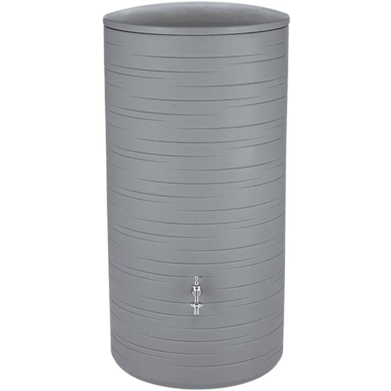 Bouteille d'eau de pluie novara 280L Grise