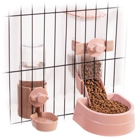 Bouteille d\'eau et de nourriture pour lapin,YSTP distributeur automatique de mangeoire pour animal domestique, pour lapin, furet